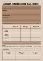 Vorschau - Arbeitsblätter - Arbeitsblatt zum Thema Marktformen - Seite 2