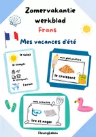 Voorbeeld - Zomervakantie werkblad - Frans - Voorblad