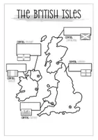 Vorschau - Arbeitsblätter - Maps of the British Isles - Great Britain - United Kingdom - Seite 1