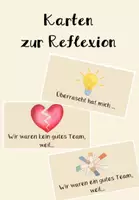 Vorschau - Bildkarten - Karten zur gemeinsamen Reflexion- Prozess- und inhaltsbezogen - Deckblatt
