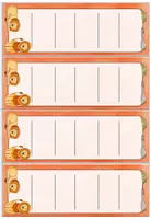 Vorschau - Mal- und Bastelvorlagen - Ordnerrücken Grundschule | Klassentier Löwe / Löwenklasse - Seite 3