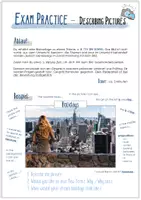Vorschau - Arbeitsblätter - Exam Practice Describing Pictures / How to describe pictures / Picture based conversation - Deckblatt