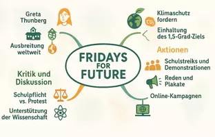 Vorschau - Arbeitsblätter - Arbeitsblatt "Fridays for Future" + Onlineübung & MP3 + Mindmap + Infografik - Seite 2