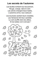 Aperçu - Apprentissages en autonomie - 14 poésies avec coloriages et illustrations en couleur - Page 3