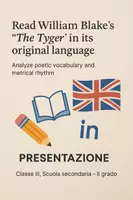 anteprima - Presentazioni / Lavagne - Analyze poetic vocabulary and metrical rhythm / Analizzare lessico poetico e ritmo metrico - Pagina di copertina