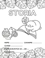 anteprima - Materiale per pittura e bricolage - Copertine quaderni Kawaii pronte da colorare - TEMA 1 - Pagina 2
