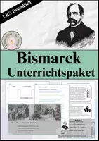Vorschau - Stundenentwürfe - Bismarck - Unterrichtspaket, Präsentation & Arbeitsblätter - Deckblatt