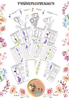 Vorschau - Arbeitsblätter - FRÜHLINGSBLUMEN - Deckblatt