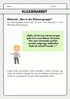 Vorschau - Arbeitsblätter - Materialpaket 5. Klasse – 3 Klassenarbeiten Erzählendes Schreiben (mit Erwartungshorizont)-Deutsch - Seite 2