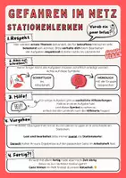 Vorschau - Arbeitsblätter - Gefahren im Netz - Stationenlernen - Arbeitsheft - Seite 1
