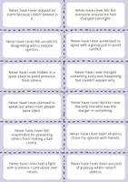 Vorschau - Arbeitsblätter - Game: Never have I ever - Teaching Material for The Wave Chapter 12 (Novel by T. Strasser) - Seite 2