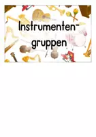 Vorschau - Bildkarten - Instrumentengruppen (Info-Kartei) - Seite 1