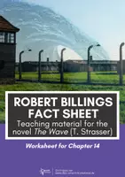 Vorschau - Arbeitsblätter - Robert Billings Fact Sheet - Teaching Material for The Wave Chapter 14 (Novel by T. Strasser) - Deckblatt
