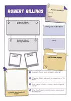 Vorschau - Arbeitsblätter - Robert Billings Fact Sheet - Teaching Material for The Wave Chapter 14 (Novel by T. Strasser) - Seite 1