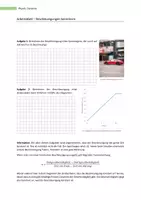 Vorschau - Stundenentwürfe - Mit der Beschleunigung rechnen (Unterrichtsstunde) - Deckblatt