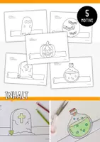 Vorschau - Arbeitsblätter - Halloweenbasteln – Das ultimative Bastelpaket - Seite 2