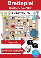 Vorschau - Unterrichtsreihen - Materialpaket - Buchstabe W XXL Paket Wortschatzpaket - DaZ/DaF, Deutsch, Sachunterricht (Grundschule) - Seite 1