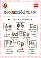 Vista previa - Refuerzo / NEE / Materiales de apoyo - Decoración clase - ABECEDARIO - Portada