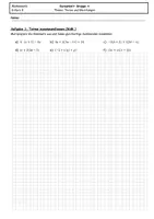 Vorschau - Klassenarbeiten - Kursarbeit - JG8 - Mathe -binomische Formeln - Seite 2