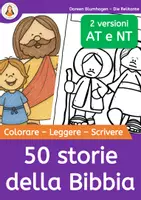 anteprima - Materiale per pittura e bricolage - 50 storie della Bibbia – Colorare, leggere, scrivere - Pagina di copertina