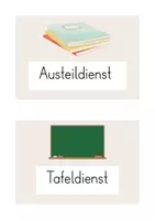 Vorschau - Poster - Klassendienste für alle Schulstufen - Seite 1