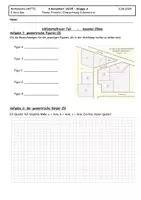 Vorschau - Klassenarbeiten - Kursarbeit - JG8 - Mathe - Prozent, Zins, Geoemtrie - Seite 1