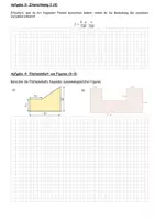 Vorschau - Klassenarbeiten - Kursarbeit - JG8 - Mathe - Prozent, Zins, Geoemtrie - Seite 2