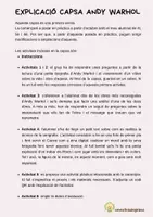 Vista previa - Refuerzo / NEE / Materiales de apoyo - CAPSA ANDY WARHOL - página 1