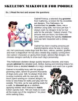 Vorschau - Arbeitsblätter - Englisch A2–B1 – Good News Lesetext: Halloween-Makeover für einen Hund - Seite 1
