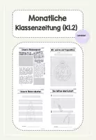 Vorschau - Anderer Materialtyp - Monatliche Klassenzeitung 2.Klasse - Deckblatt