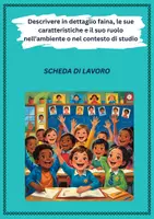 anteprima - Materiale interattivo - Descrivere in dettaglio faina, le sue caratteristiche e il suo ruolo nell'ambiente o nel contesto di studio - Pagina di copertina