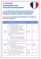 Vorschau - Arbeitsblätter - Französische Revolution: Der Alltag der Stände im Absolutismus - Seite 1