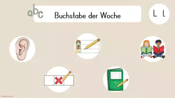 Vorschau - Präsentationen/Tafelbilder - Materialpaket - Buchstabenlehrgang - interaktives Lernen - Seite 3