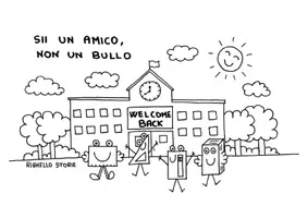 anteprima - Altro tipo di materiale - sii un amico non un bullo - Pagina di copertina