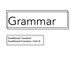 Vorschau - Präsentationen/Tafelbilder - Englisch Grammatik Präsentationen - Seite 1