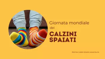 anteprima - Materiale di supporto/inclusione - Giornata mondiale dei calzini spaiati - Pagina di copertina