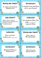 Vorschau - Quiz - Albrecht Dürer Quizkarten - 24 Quizkärtchen | Quiz | Kunst - Seite 2