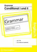 Vorschau - Präsentationen/Tafelbilder - Englisch Grammatik Präsentationen - Deckblatt