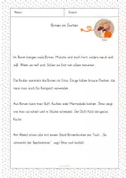 Vorschau - Arbeitsblätter - 70 Lesetexte - Herbst - Deutsch - Leseband - 2.- 4. Klasse - Seite 1