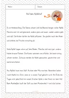 Vorschau - Arbeitsblätter - 70 Lesetexte - Herbst - Deutsch - Leseband - 2.- 4. Klasse - Seite 2