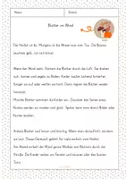 Vorschau - Arbeitsblätter - 70 Lesetexte - Herbst - Deutsch - Leseband - 2.- 4. Klasse - Seite 3