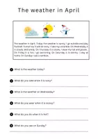 Vorschau - Arbeitsblätter - Englisch Arbeitsblätter: Weather Vocabulary – Wetter-Vokabeln für Anfänger (A1) - Seite 2