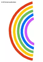 Vorschau - Poster - Klassendekoration: Regenbogen der Gemeinschaft - Seite 1