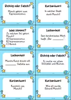 Vorschau - Quiz - Edvard Munch Quizkarten - 24 Quizkärtchen | Quiz | Kunst - Seite 2