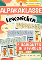 Vorschau - Mal- und Bastelvorlagen - Materialpaket - Alpakaklasse / Lamaklasse (Gesamtpaket) - Seite 1