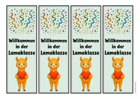 Vorschau - Mal- und Bastelvorlagen - Materialpaket - Alpakaklasse / Lamaklasse (Gesamtpaket) - Seite 3