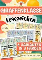 Vorschau - Arbeitsblätter - Materialpaket - Giraffenklasse (Gesamtpaket) - Seite 1