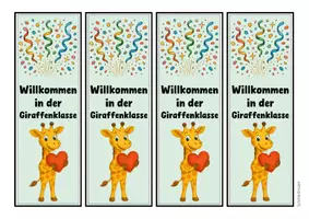 Vorschau - Arbeitsblätter - Materialpaket - Giraffenklasse (Gesamtpaket) - Seite 3