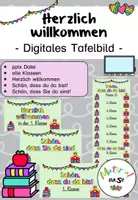 Vorschau - Präsentationen/Tafelbilder - Herzlich willkommen, Hintergrund für die Digitale Tafel - Deckblatt