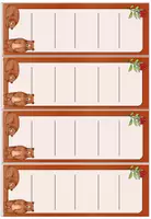 Vorschau - Mal- und Bastelvorlagen - Ordnerrücken Grundschule | Klassentier Bär / Bärenklasse - Seite 3